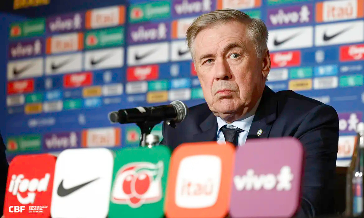 Ancelotti anuncia nesta segunda os convocados da seleção brasileira para a Copa de 2026